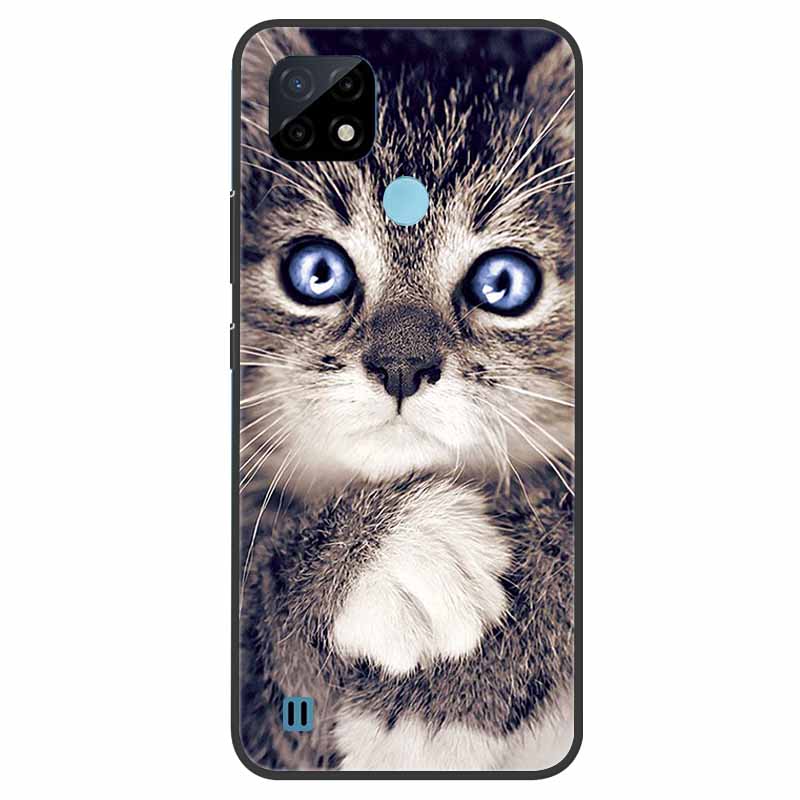 Для Realme C21 чехол противоударный мягкий силиконовый чехол из ТПУ для Realme C31 C21Y C25S C25 чехлы для телефонов Realme C21 C31 милый мультфильм