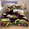 3pcs Glitter Lily Bedding Set, Ideal for Home Use, Suitable for Bedroom Decor (1*Duvet Cover + 1/2*Pillowcases, No Core) yy250821164