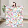 D-Dumbos Plush Blanket Child  Flannel Throw Blanket For Couch Bed Super Soft Design Quality Bedspread Gift