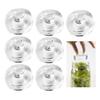 Fermentation Set, Wide Mouthed Bottle, Mason Jar, Fermentation Glass Weights with Easy To Grip Handle, Mason Cup, Wide Mouthed Heavy Stone