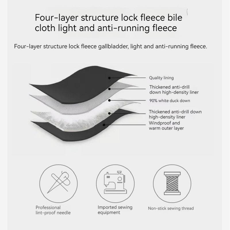 Мужская и женская свободная теплая пуховая куртка большого размера из удлиненной и утолщенной лазерной ткани