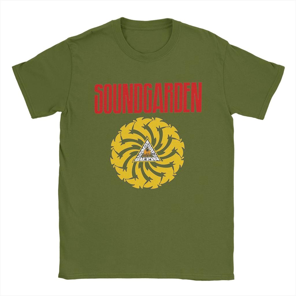 Забавная футболка Soundgarden Badmotorfinger для мужчин, круглый воротник, футболки из чистого хлопка, футболки с коротким рукавом, топы больших размеров