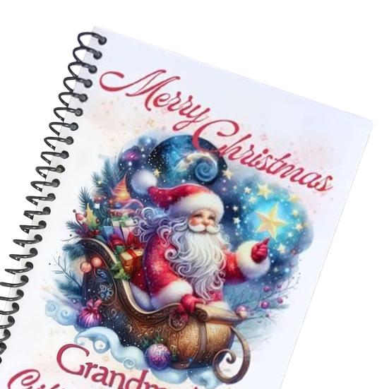 Книга подарочных карт на Рождество, на спирали, держатель для подарочных карт, сделай сам, Счастливого Рождества, колледж