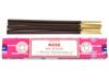 7x Rose Incense Sticks 15g Satya
