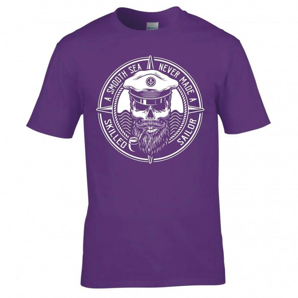 Old School Sailor A Smooth Sea Never Made Tshirt