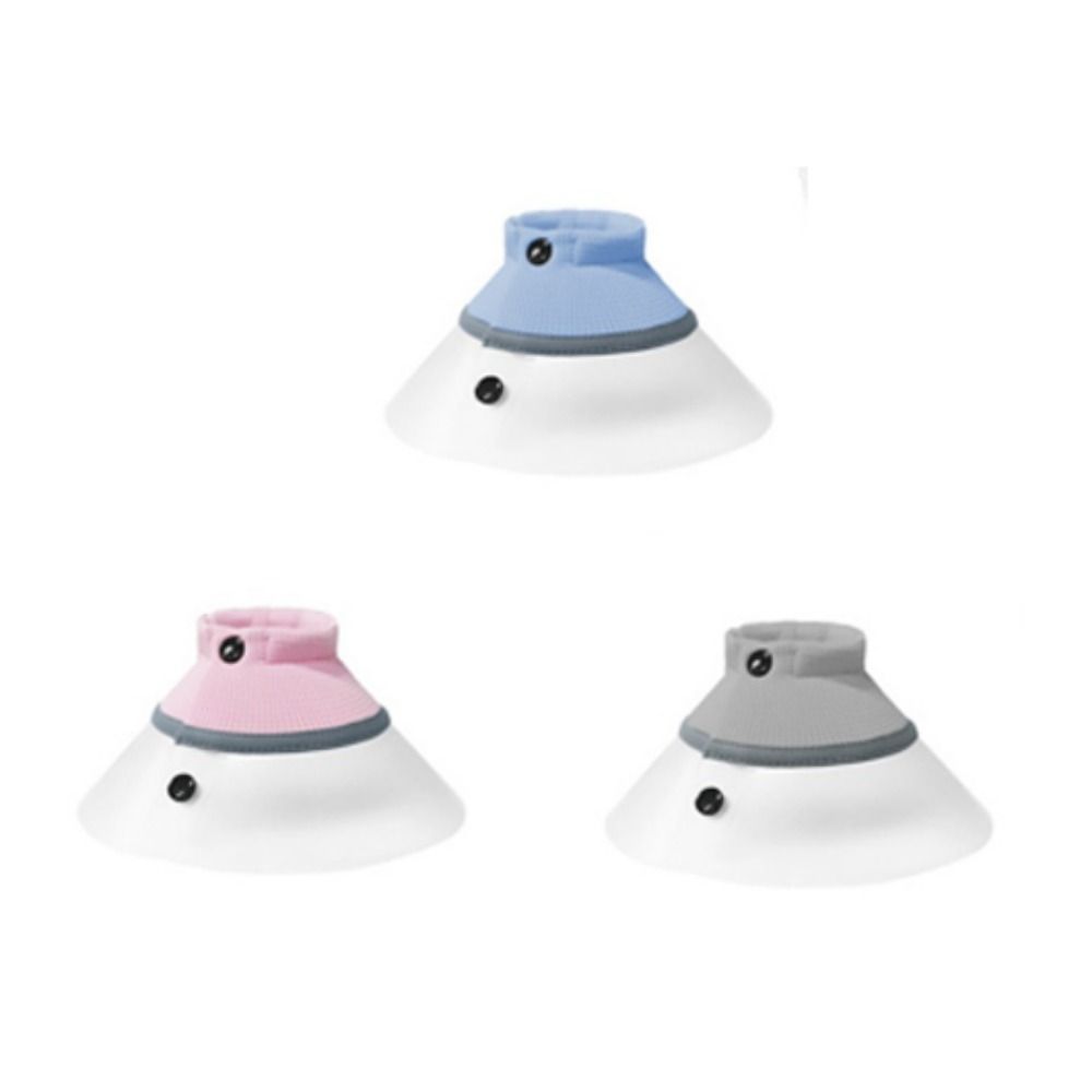 Breathable Recovery Cone Collar Adjustable Cat Anti Lick Cover Pet Protective Collar Training