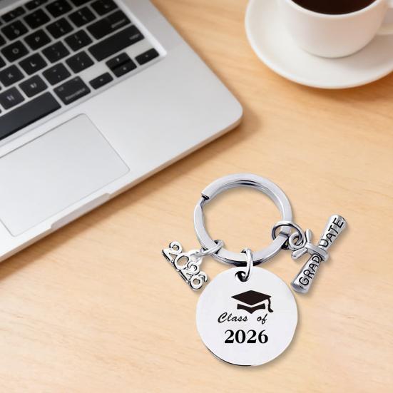 Выпускной брелок 2026 года Выпускники средней школы и колледжа Значимый выпускной брелок для нее и для него Выпускное украшение