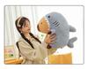 Shark Capybara Plush Toy - Large Cute Animal Doll Pillow for Children and Girls