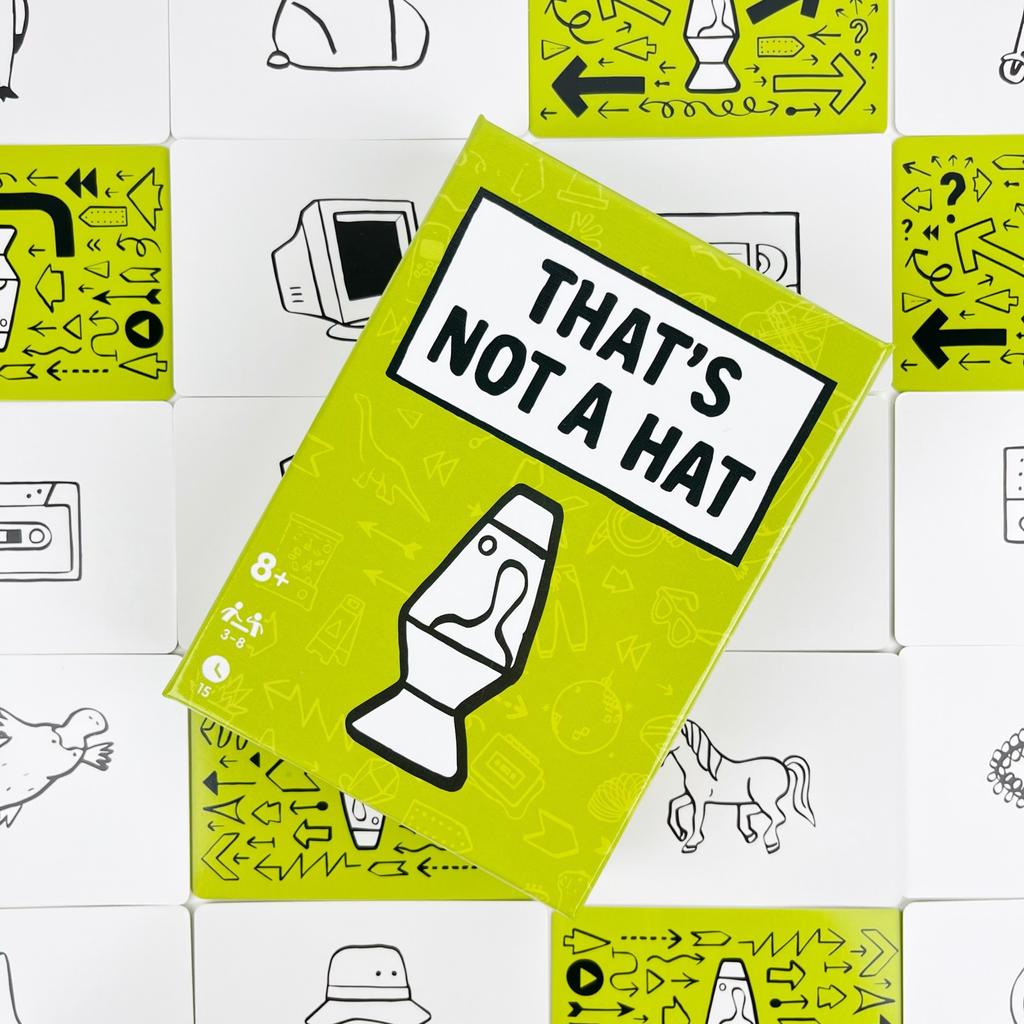 That’S Not A Hat Board Game Happy Party Game Set With Basic And Extended Card For  3-8 Players All Ages-Fun Bluffing & Memory