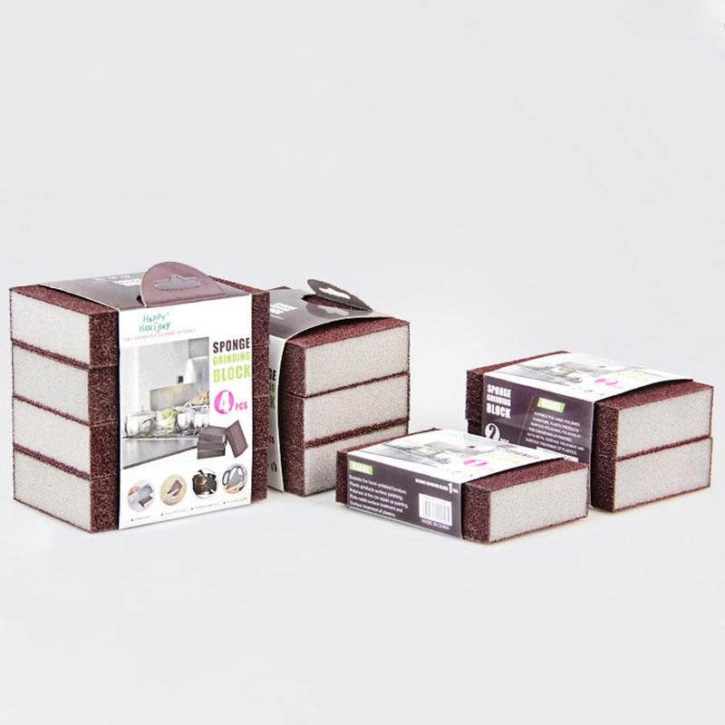 1/5/10 PC Houseeker Magic Cleaning Sponge Eraser Kitchen High Density Emery Melamine Sponge Pan Pot Removing Rust Rub Brush Scouring Pad