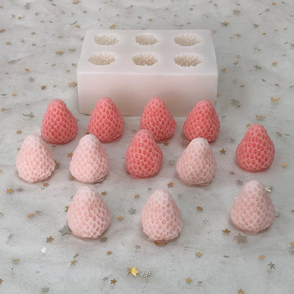 Силиконовые формы для клубники, 3D силиконовые формы, формы для рукоделия, силиконовые формы для мыла в форме клубники, силикон для