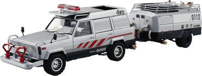 Aoshima Bunka Kyozaisha Seibu Police Safari 4WD Масштабная пластиковая модель автомобиля-цистерны № 7 и 1/24 (Машина)