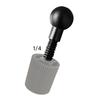 Pack of 2 Aluminum Ball Head to 1/4inch Thread Adapter for Camera Mount Accessories in Photography Live Streaming and Motorcycle Navigation