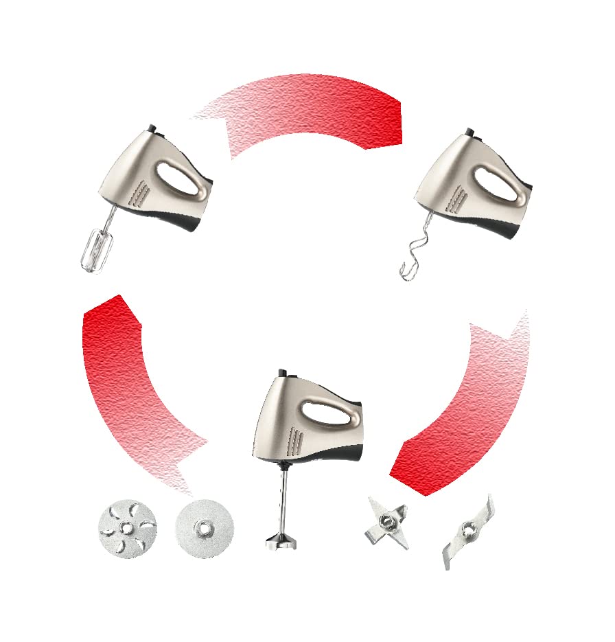 Solis Hand Stick Mixer Hand Mixer Blender Gold SK8371 &