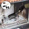 Набор для чистки камина: зольник и щетка, Очаг с силиконовыми перчатками, Набор для