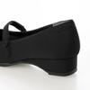 Formal pumps for with silent arch suitable for formal occasions shoe numerical women, black, strap, water-repellent finish, heel, support, (106915)