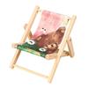 Foldable Wooden Beach Chair Phone Holder: Creative, Lazy Person Photo Stand & Desktop Ornament