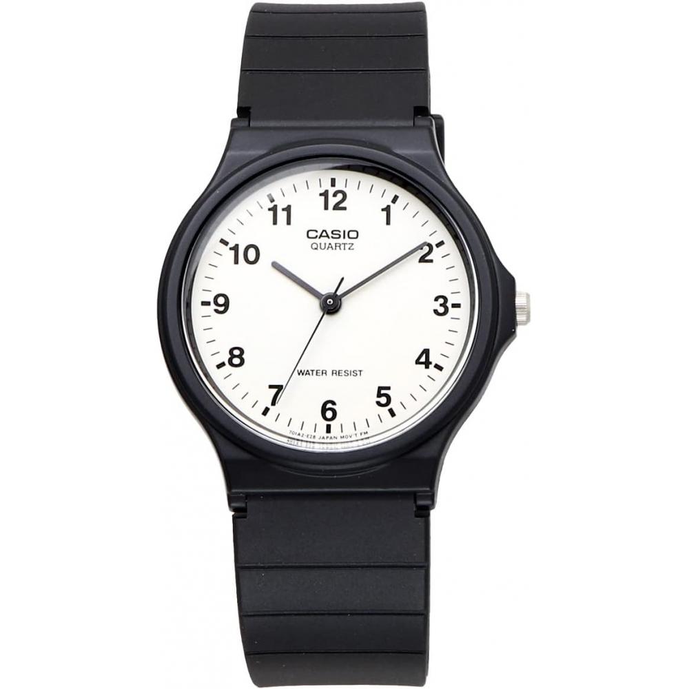 Casio Унисекс Белые Аналоговые Часы Mq 24 7bl