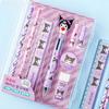 New Semester Entrance Gift Sanrio Friends 3 Type Case Packaging, Kuromi_Purple