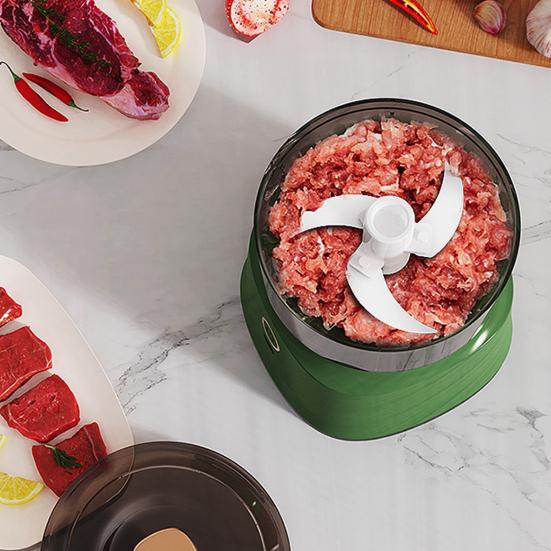 Многофункциональная бытовая электрическая мясорубка с острым лезвием, запуск одной кнопкой, съемная чеснокодавилка, мини Foo… Еще
