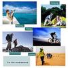 Men's and women's double-sided fisherman hat fishing hat black casual fishing hat embroidery foldable sun hat camping travel fishing