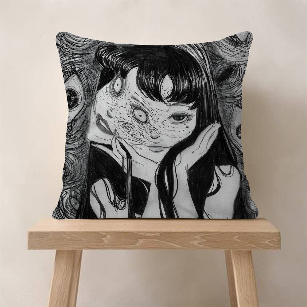 Japan Anime JJunji Horror Ito pillow cover sofa cushion cover home room decoration children gift