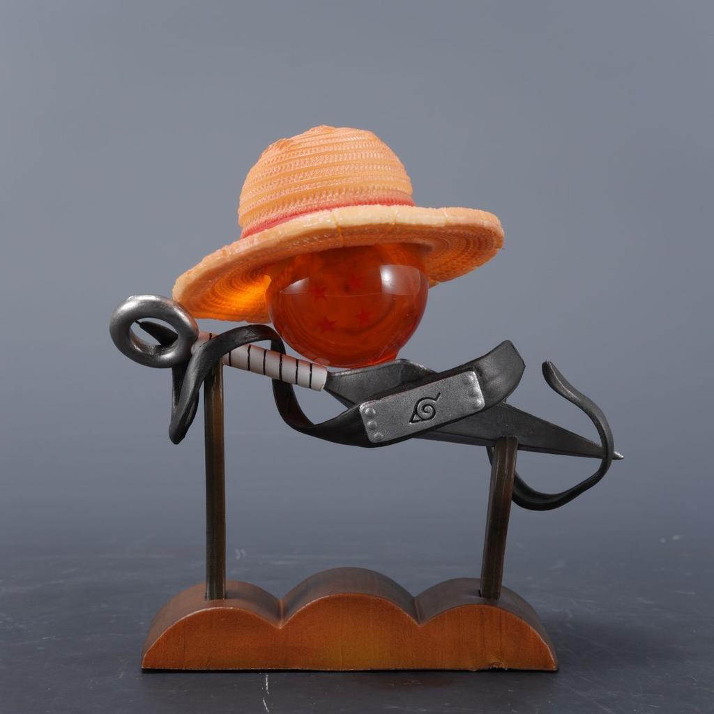 One Piece RoronoThe Beginning of a Dream Straw hat Zoro Luffy Home decor items Freedom Mini Co-branded PVC Mode Toys Gifts