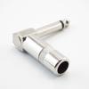 1/4 Inch 6.35mm 6.5mm Male To Female L-shape Jack Right Angle Male Mono Plug Connector For Guitar Audio