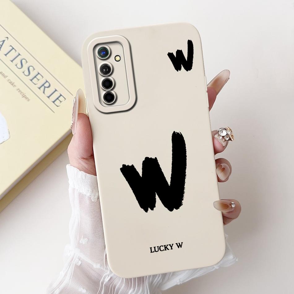 Чехол для телефона Realme X2 XT со счастливой начальной буквой Для Realme XT X2 Мягкий силиконовый противоударный чехол