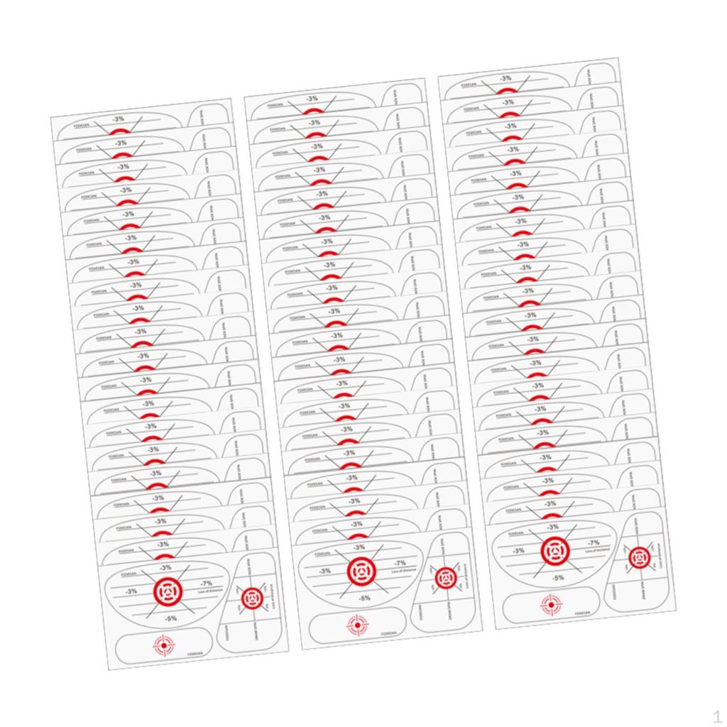 ,60 Pieces Tape Stickers Consistency Analysis Equipment Accessories