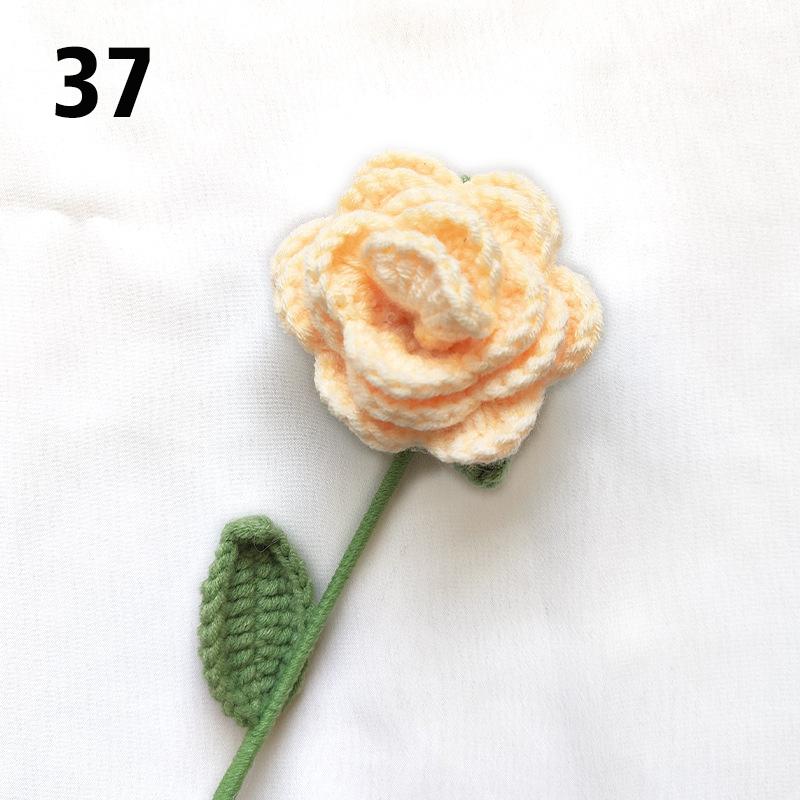 Подарок на День Учителя Подсолнух Вязаный Цветок Вязаный Цветок Ручной Работы Букет Домашний