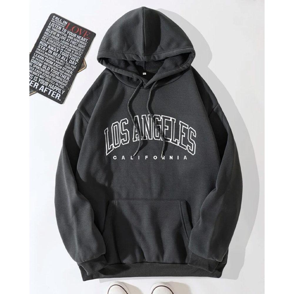 Осенне-зимний свитер, женский плюшевый пуловер с капюшоном, свободный принт, большое тонкое бархатное пальто, модное женское пальто