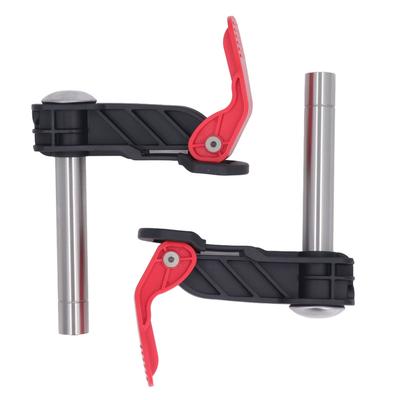 2 шт. Деревообрабатывающий быстрый пресс Зажим для верстака из нержавеющей стали Настольный зажим для паза для фиксации пластин и направляющих 19 мм