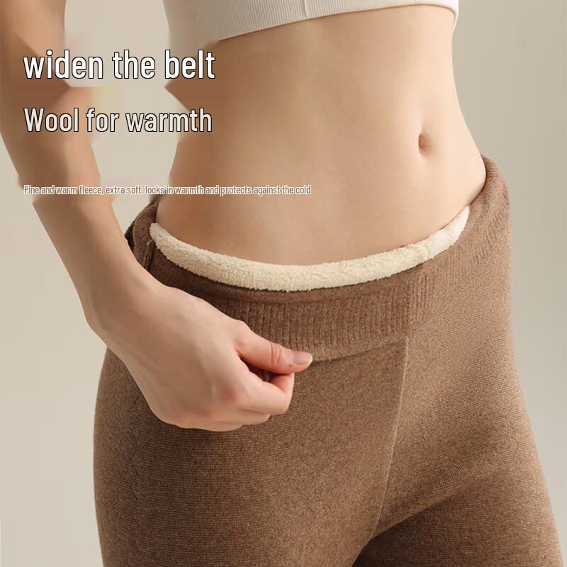 Женские очень толстые термобрюки на флисовой подкладке GUJIN