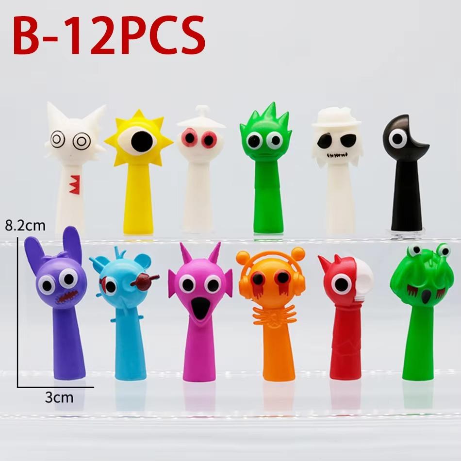 12 шт. набор забавных фигурок Sprunki модель 6-8 см ПВХ Sprunki игра аниме экшн-игрушки фигурки мультфильм дети подарки на день рождения игрушки