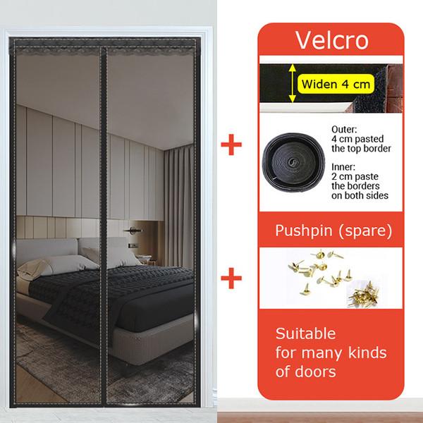 Занавеска для двери, окна, летняя антимоскитная сетка, защита от насекомых, летающих насекомых, дверная сетка, занавеска на липучке, сетка, декор для двери