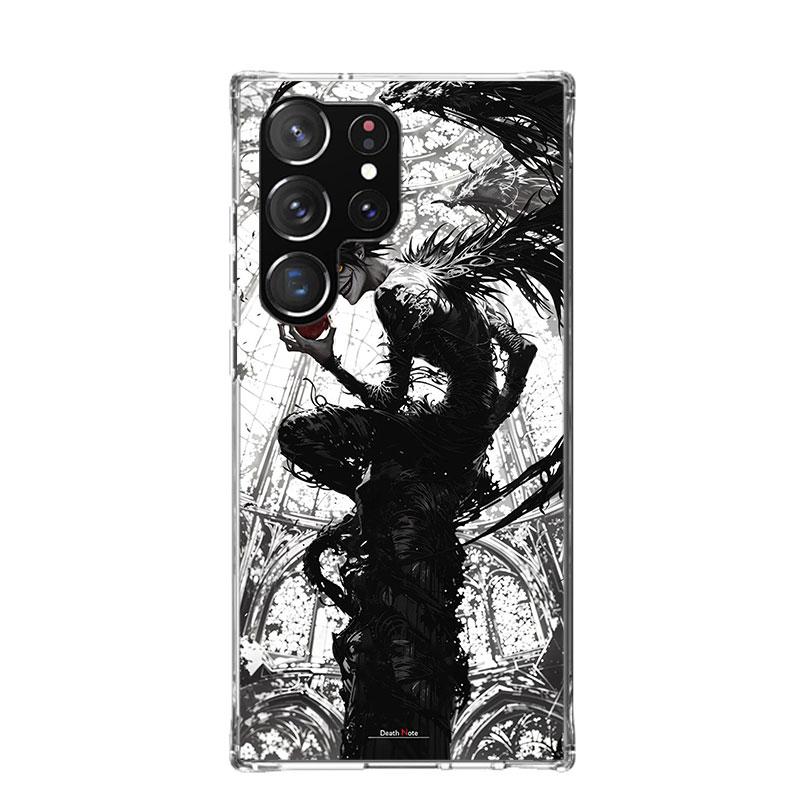 Чехол для телефона с принтом Ryuk из аниме Тетрадь смерти (N-Note D-Death) для Samsung Galaxy S26 Ultra S23 S24 S25 Edge S20 FE S21 S22 Plus Мягкая оболочка Fu
