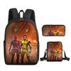 Student Deadpool 3pcs School Bag Backpack Lunch Bags Pencil Case Kids Gifts