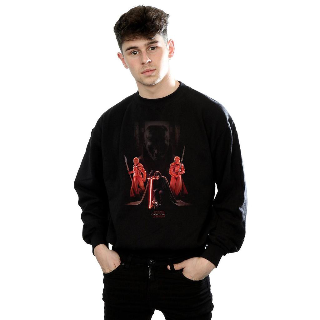 Star Wars Mens The Last Jedi Kylo Ren Kneeling Sweatshirt