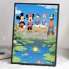 DIY Diamond Painting Mickey, Minnie, Donald Duck, Daisy, Goofy Cross Stitch Kit Mosaic Art Diamond Painting Full Circle Diamond Home Decoration