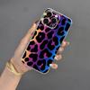 Леопардовый принт Красочный всеобъемлющий мягкий чехол для объектива для Apple iPhone 15 - защитный чехол от падения