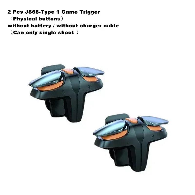 JS68 4 Finger Mobile Phone Game Controller Joystick L1R1 Fire Shooting Key Button Trigger for IPhone Android Esports Accessories 5