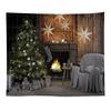 Трансграничная подвесная ткань Внешняя торговля Ткань Amazon Рождественский гобелен с принтом