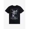 Three of Swords Skeleton T-Shirt By Kingamu _ Printed T-shirt Summer Luxury Brand Cotton Men's and Women's T-shirt Short Sleeve