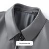 Futing Men's Classic Lapel First Layer Cowhide Business Casual Leather Jacket