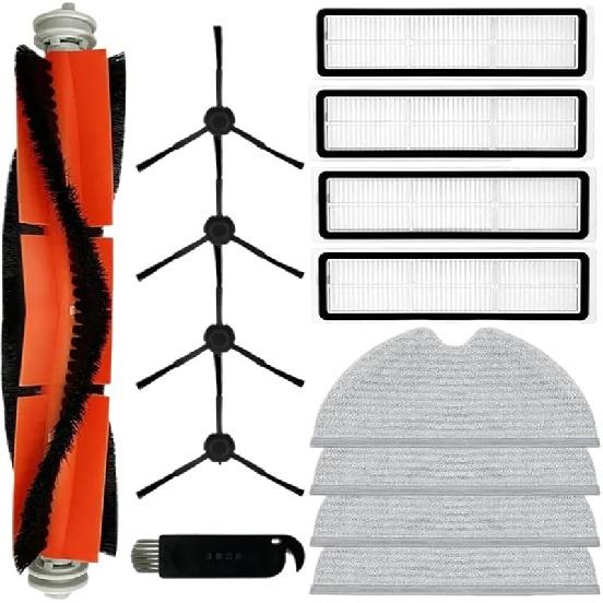 Совместимо для Mova Haoxuan600 Z500 Робот-пылесос Запчасти Аксессуары ... Ролик Основной ... Боковая щетка ... Фильтр ... Тряпка для швабры (цвет :