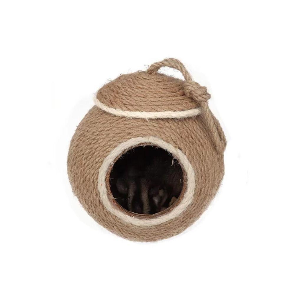 Wear Resistant Bird House Cage Toy Bite Resistant Bird Cage House  For Parrots Parakeet Hamster