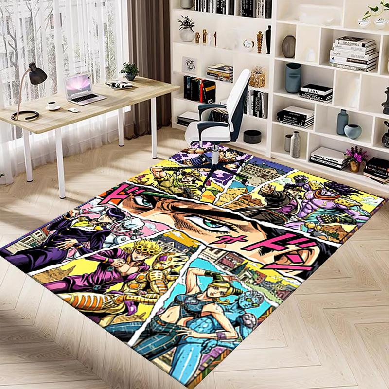 Superhero Comic Battle Carpet For Playroom Bedroom Living Room Sofa Home Decorkids Game Area Rug Nonslip Floor Mat