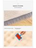 Cream Velvet Bubble Style Bedroom Carpet Mat