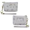 Sanrio Pass Case with Reel Goods SANRIO Character Coin Wallet Miscellaneous Goods Synthetic Leather Stylish Women Ladies SR1-10CN-MM (CN/Cinnamon